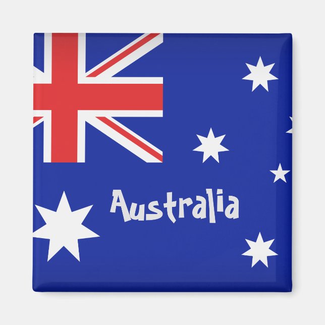 Australian Flag Magnet (Front)