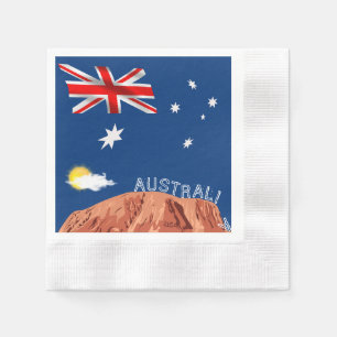 Australian flag napkins