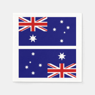 Australian Flag Naplins Napkins