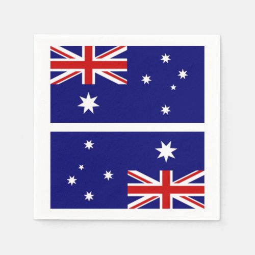Australian Flag Naplins Napkins