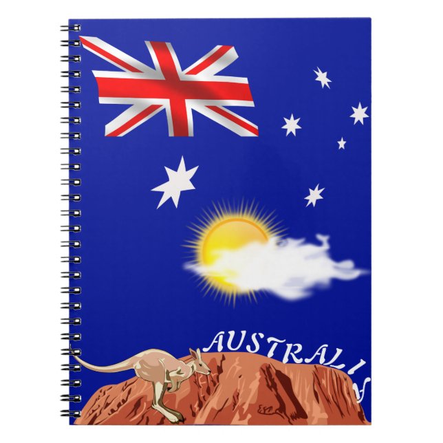Australian flag notebook (Front)