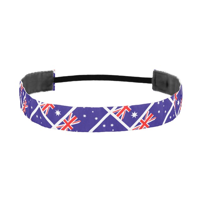 Australian flag of Australia custom Athletic Headband (Front)