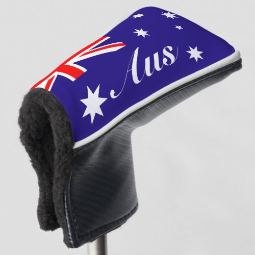Australian flag of Australia custom monogram Golf Head Cover