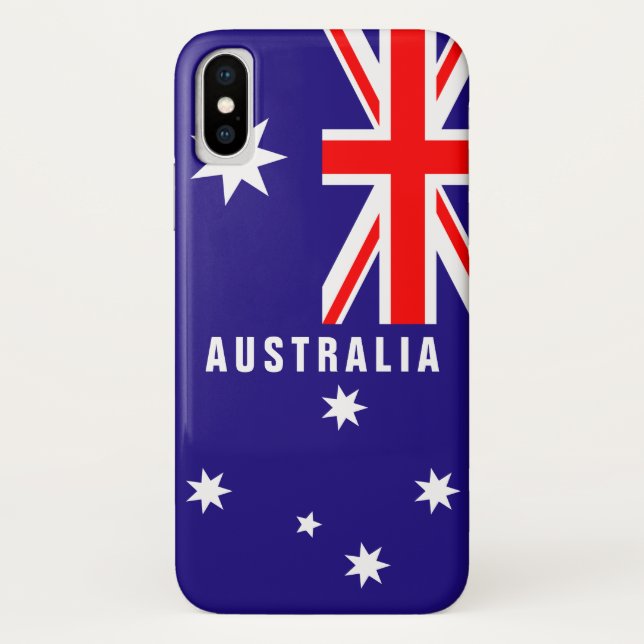 Australian flag of Australia personalized Case-Mate iPhone Case (Back)