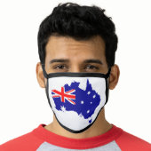Australian Flag patriotic bestseller Face Mask (Worn Him)