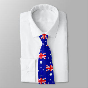 Australian Flag Pattern Neck Tie