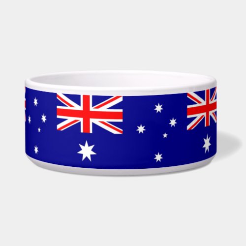 Australian Flag Pet Bowl