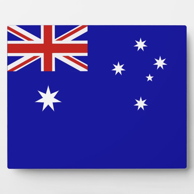 Australian flag plaque (Front)