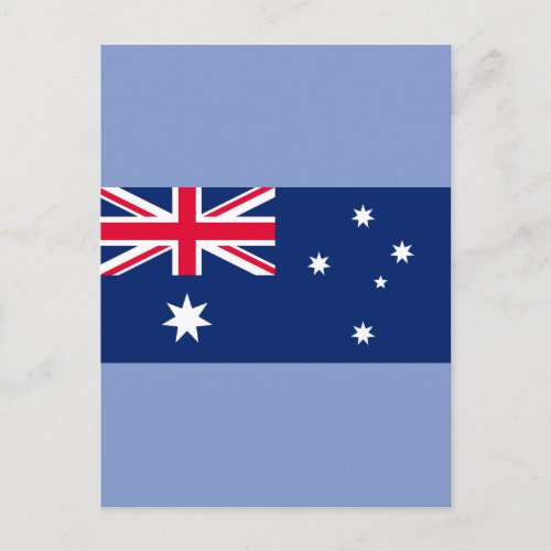 Australian Flag Postcard