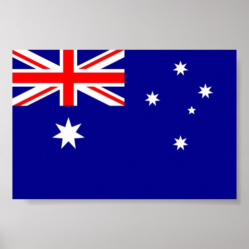 Australian Flag Poster