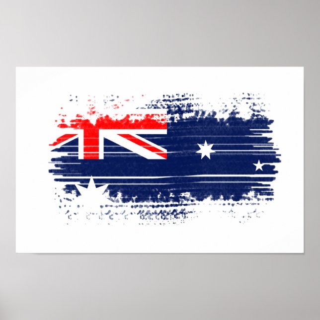 Australian flag poster (Front)