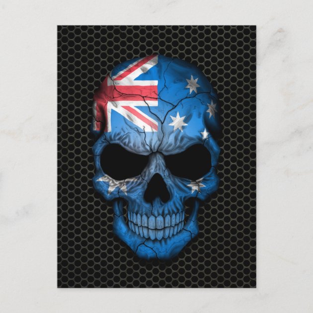 Blood Splatter Decal Australian Flag Bleeding Skull Decal – Vinyl - Foto 8