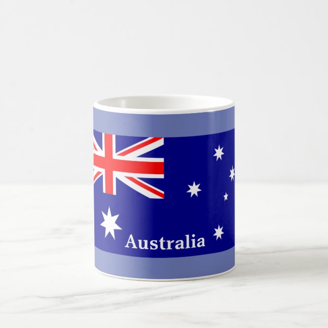Australian Flag - souvenir coffee mug (Center)