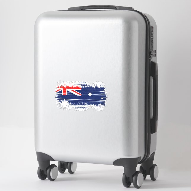 Australian flag sticker (Suitcase)