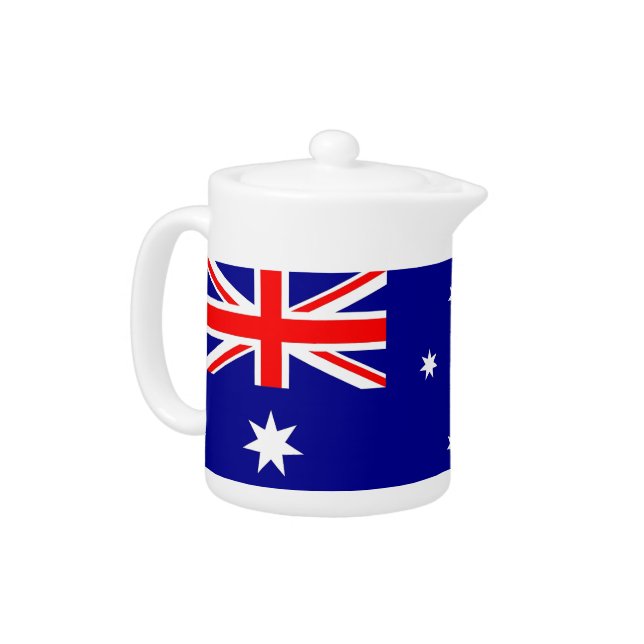 Australian Flag Teapot (Left)