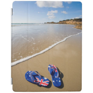 Australian Flag Thongs On Beach   South Wales iPad Smart Cover