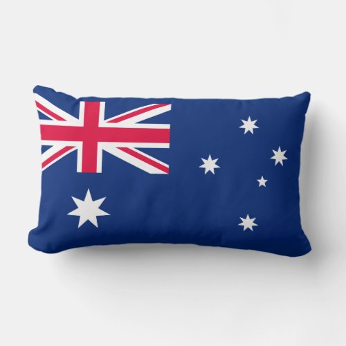 Australian flag throw pillow