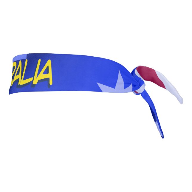 Australian flag tie headband (Rotate 90)