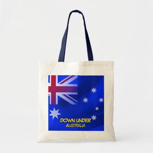 Australian flag tote bag