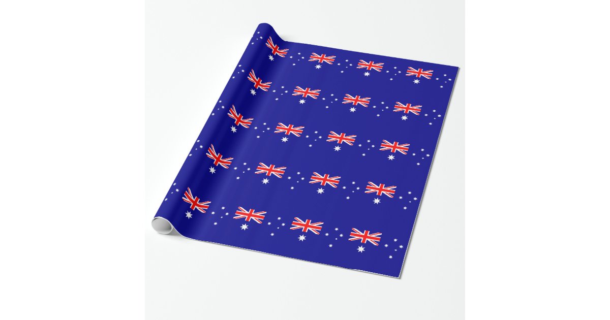 Australian flag wrapping paper