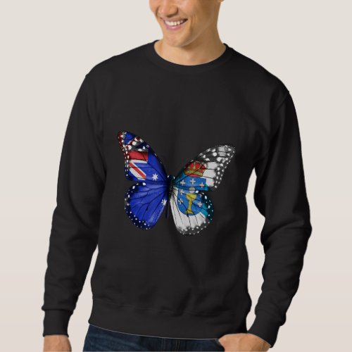 Australian Galician Flag Butterfly Sweatshirt