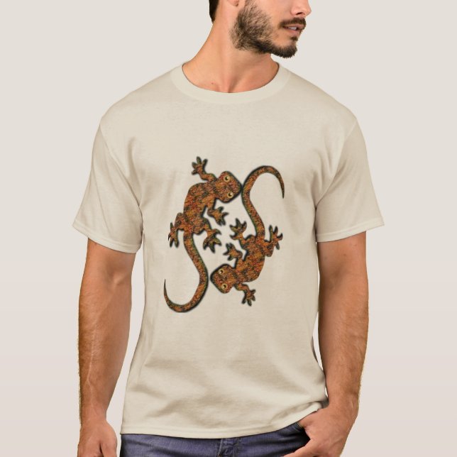 Australian Geckos Animal-lovers' T-Shirt (Front)