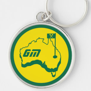 Australian Golfing Gifts Keychain
