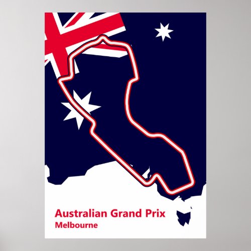 Australian Grand Prix Poster