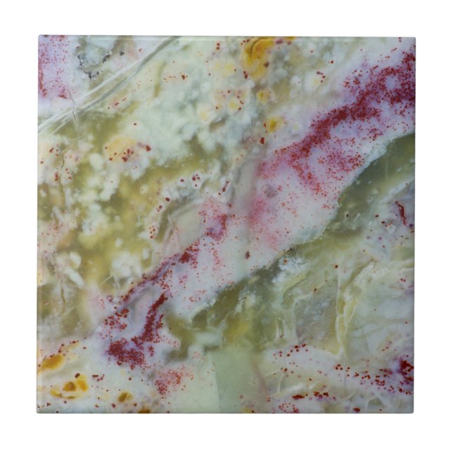 Australian Green Opalite Ceramic Tile (Front)