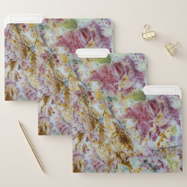 Australian Green Opalite Slab File Folder (Set)
