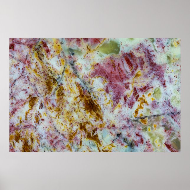 Australian Green Opalite Slab Poster (Front)