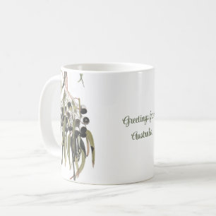 Australian Gumnuts Greetings from Australia White Coffee Mug