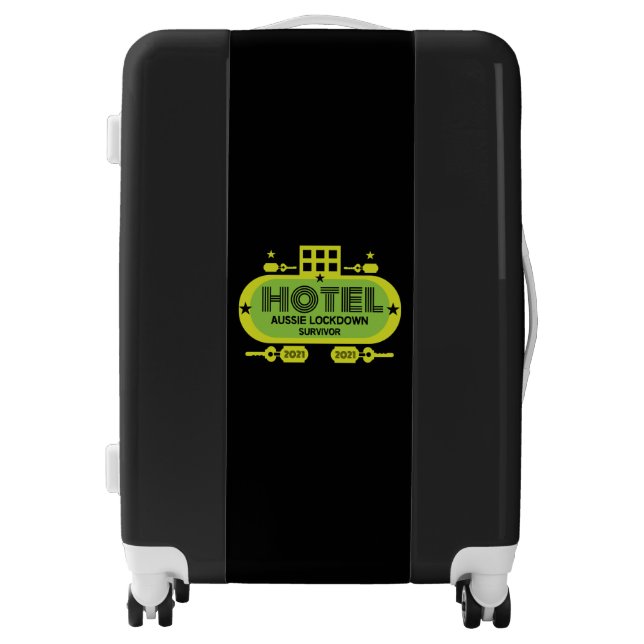 Australian Hotel Quarantine Gifts | Survivor Mug M Luggage (Front)