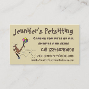 Australian humor kangaroo cartoon illustration business card