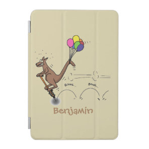 Australian humor kangaroo cartoon illustration iPad mini cover