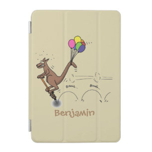 Australian humor kangaroo cartoon illustration iPad mini cover