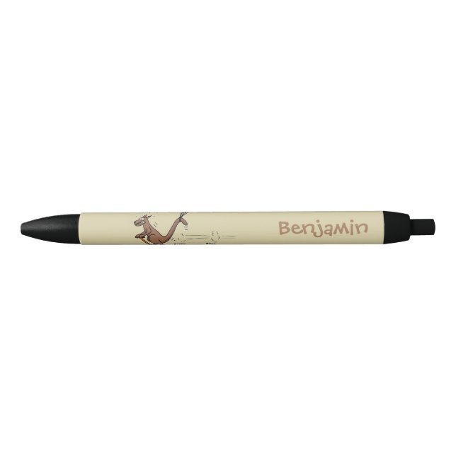 Australian humor kangaroo cartoon illustration pen (Front)