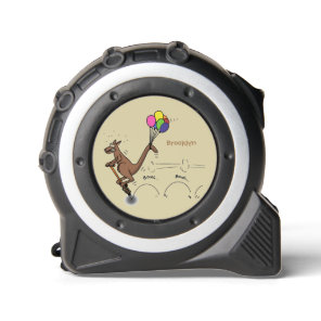 Australian humor kangaroo cartoon illustration tape measure