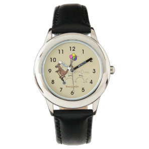 Australian humor kangaroo cartoon illustration watch