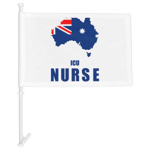 Australian ICU Nurse Car Flag