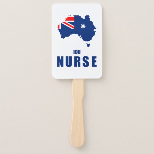 Australian ICU Nurse Hand Fan