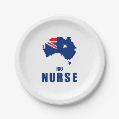 Australian ICU Nurse Paper Plates