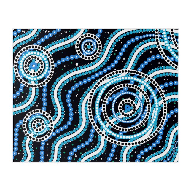 Australian Indigenous digital designer Art Blue (Front)