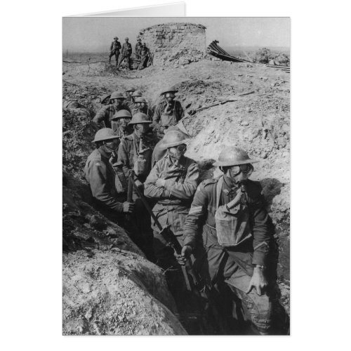 Australian Infantry Wearing Small Box Respirators