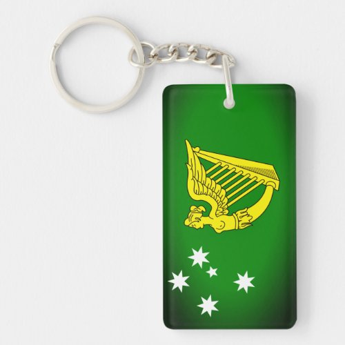 Australian Irish_heritage flag Keychain