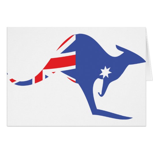 australian kangaroo cards (Front Horizontal)