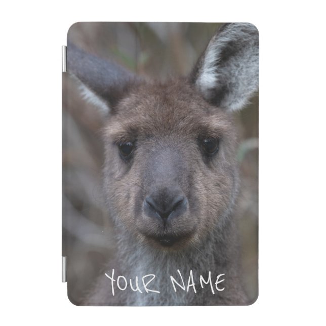 Australian Kangaroo Cute Portrait Profile Photo iPad Mini Cover (Front)