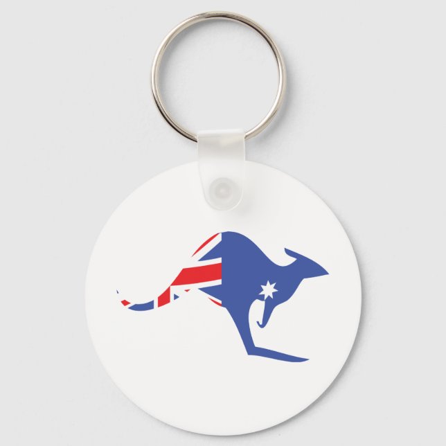 australian kangaroo keychain (Front)