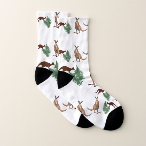 Australian Kangaroo Socks