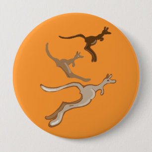 Australian Kangaroos Pinback Button